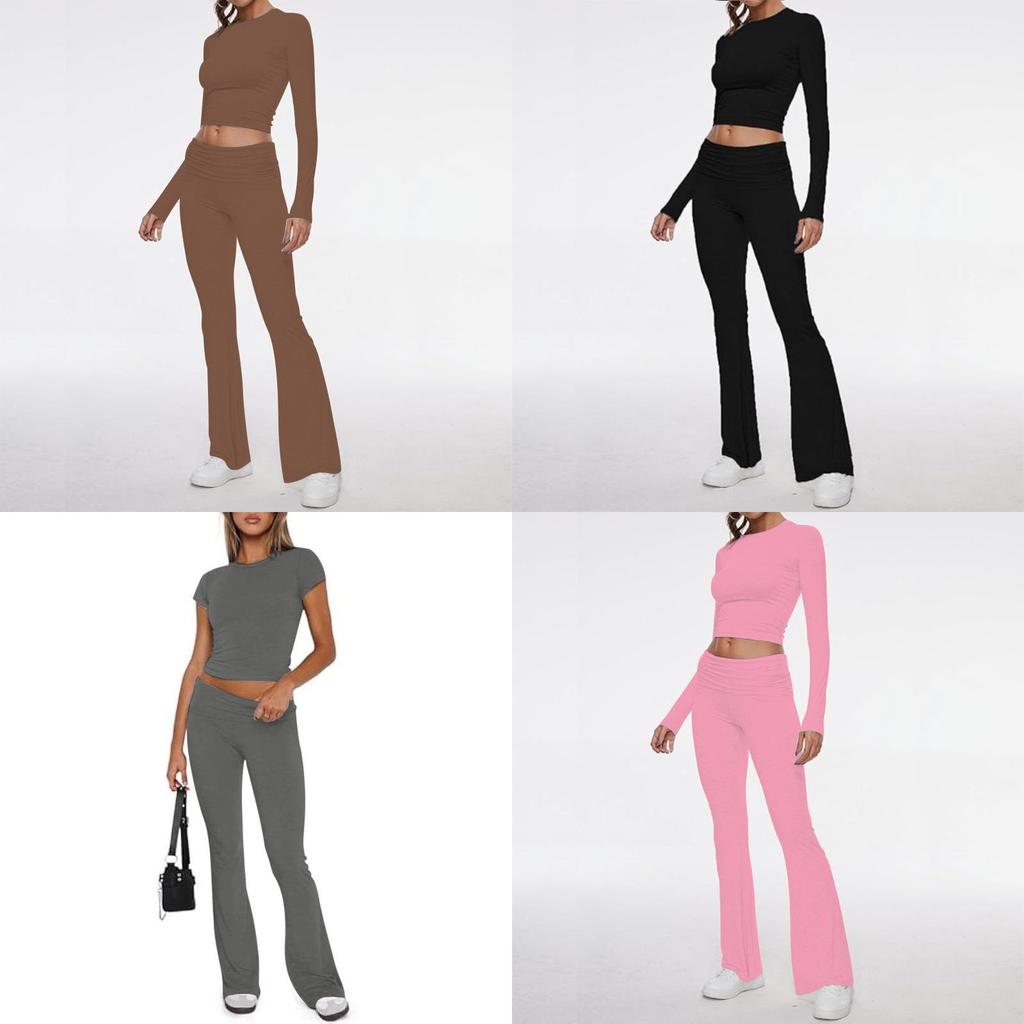 Womens Casual Suit With Polyester Spandex For Summer Comfortable Lounge Wear