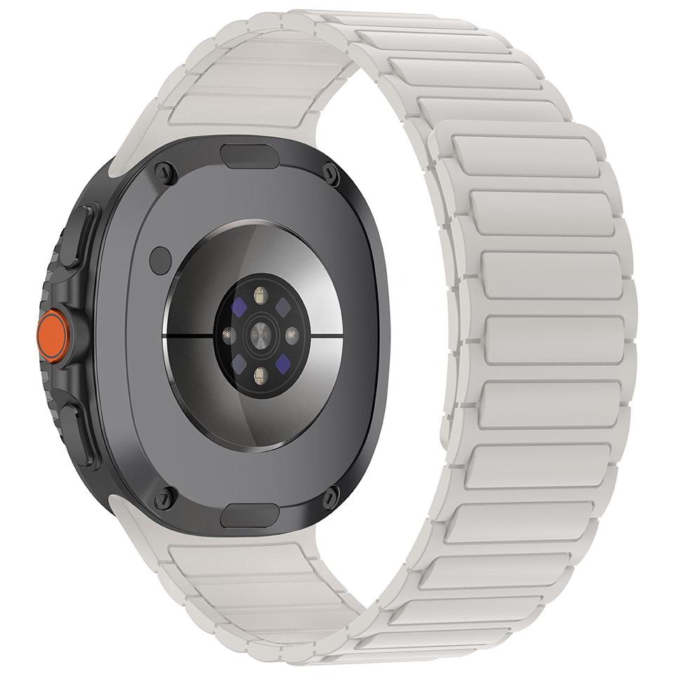 Magnetický silikonový řemínek k hodinkám pro Samsung Galaxy Watch 8 Classic 46mm Pánský řemínek pro Samsung Galaxy Watch 8 40/44mm Náhradní