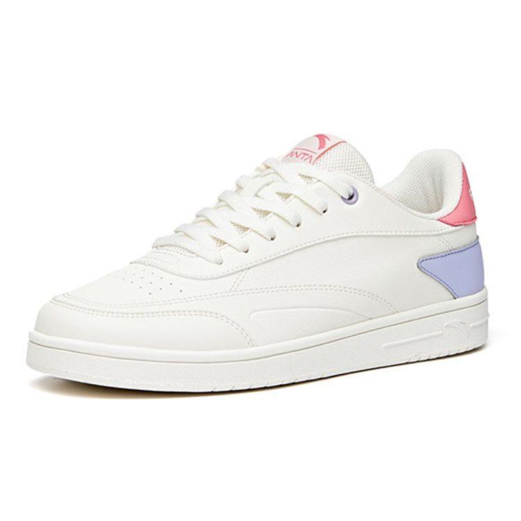 Anta Life Collection Low Top Skateboard Shoes Women's White Purple 922038031R-4