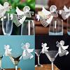 Hot Flying Angel Name Place Card For Wedding Party Table Wine Glass Decoration