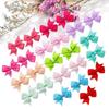 30Pcs Metal Clips Hair Bows Fully Lined Hair Accessories Lovely Children Hair Accessories  For Kids