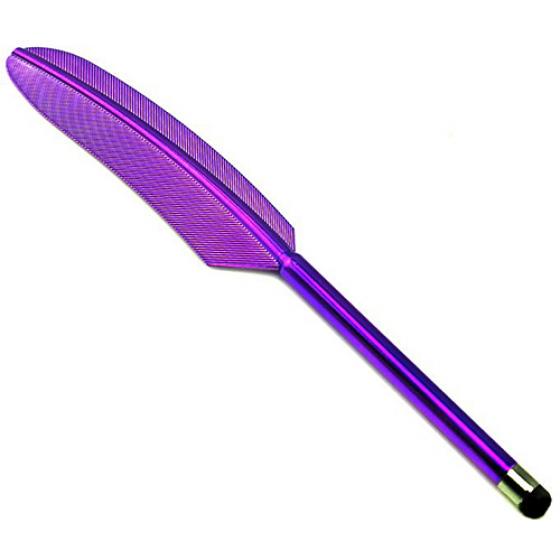 

Емкостный стилус в форме пера для сенсорного экрана для планшета iPhone золотистый