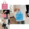 Stylish Korean Transparent Mesh Casual Beach Bag Large Capacity Tote Handbag