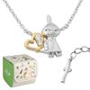 Gin No Moomin Edition Box Moomin Little My Heart Necklace for Silver Official Merchandise [Shinjuku Kura] [MOOMIN] [Limited Set] Women, 925,