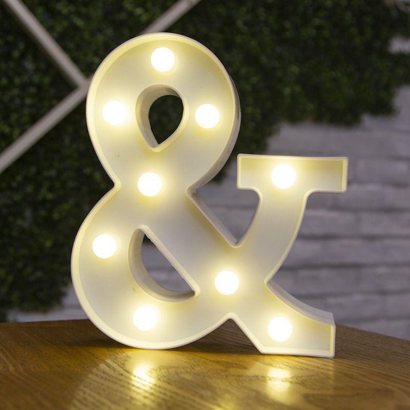 Large Led Light Emitting Alphanumeric Love Standing Sign Decoration For Party Themes And Indoor Decor