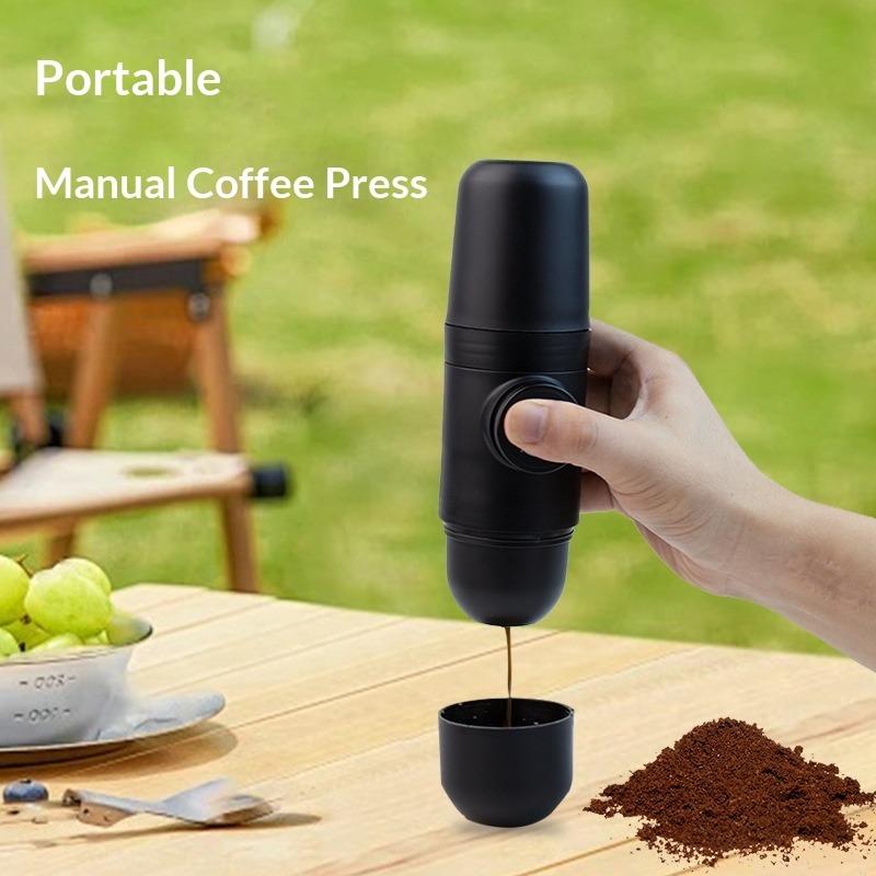 Italian Household Small Portable Coffee Machine Hand Pressure Manual Espresso Outdoor Camping Coffee Machine
