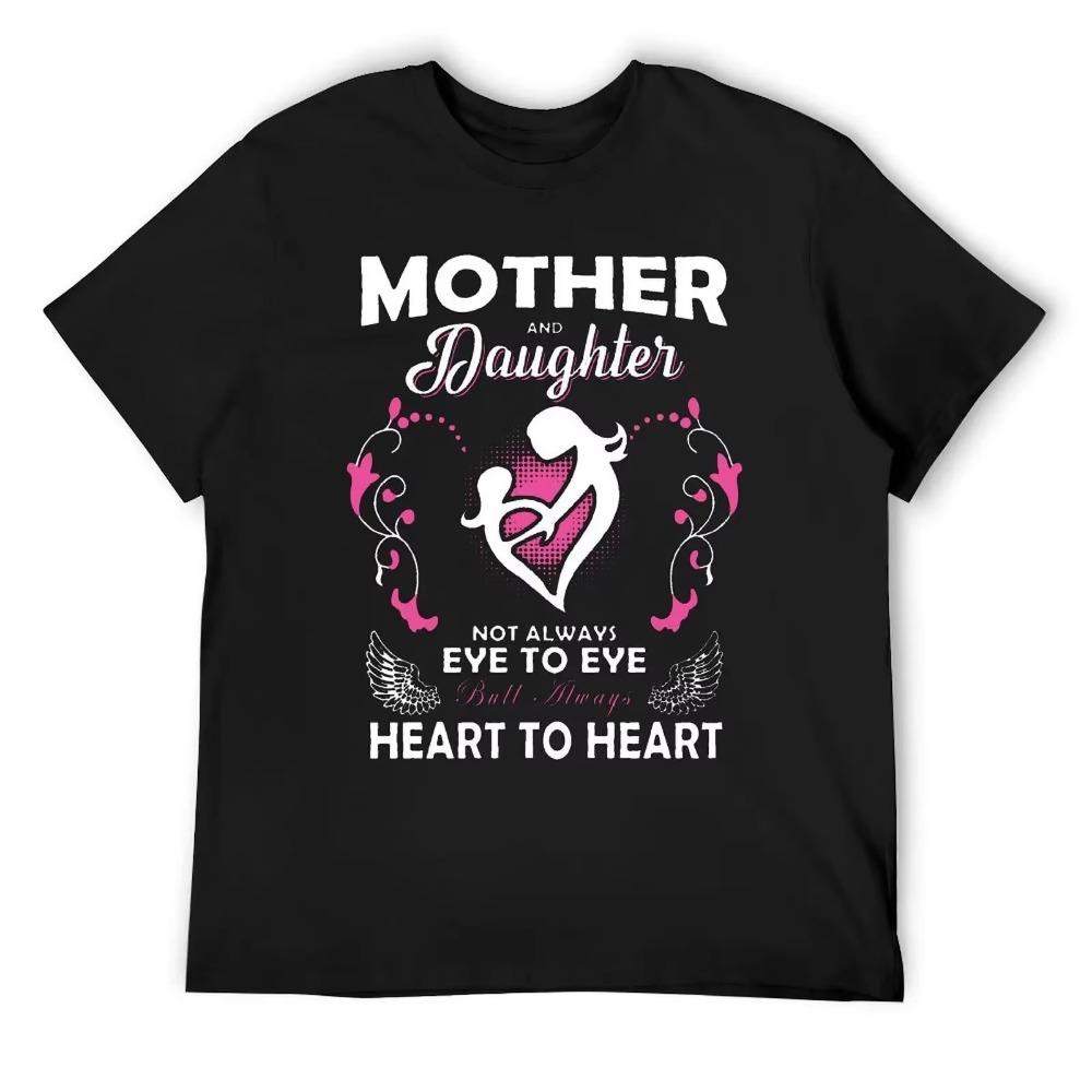 Mother's Day Mother And Daughter Mom T WOmen's T-shirt Round Neck Sports  Cool Tshirt Creative Aactivity Competition Eur Size