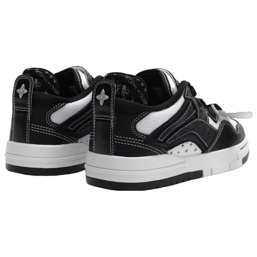 SMFK x Li Ning Wave Pro Comfortable And Trendy Coverage Slip Resistant And Abrasion Resistant Low top Skateboard Shoes AECS086-1