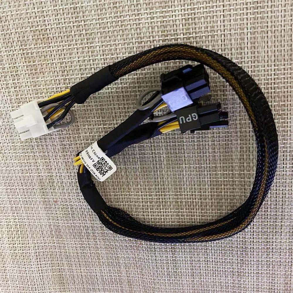 1Pcs Split 8 Pin to 6+8Pin GPU Power Cable For Dell R720 R730 R710 09H6FV N08NH