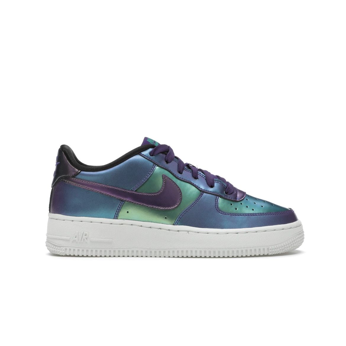 

Кроссовки Nike Air Force 1 Low LV8 GS Purple Neptune Green Court-Purple Black Rush-Pink 849345-500