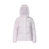 Fila Fleece Hooded Puffer Jacket Women Outerwear Light-Mist-Purple A11W441905FPR