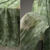 1yard  Grassland Tie-dye Texture Fabric Pleated Vintage Dirty Dye Cloth Dress Apparel Material DIY designer fabric for patchwork