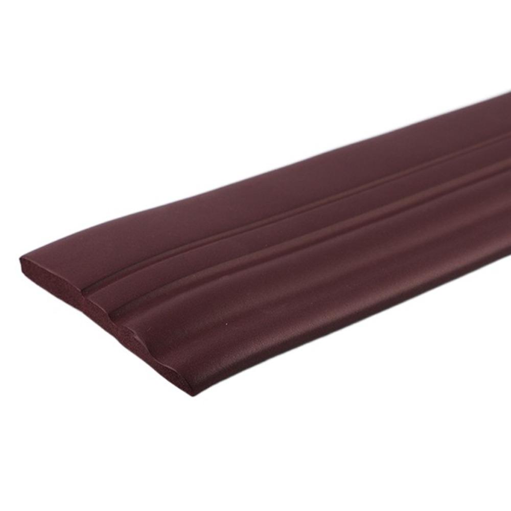 

Покрашиваемый настенный плинтус Самоклеящаяся молдинговая отделочная полоса Прочный плинтус Отделка фона для ТВ 98mm x 2m