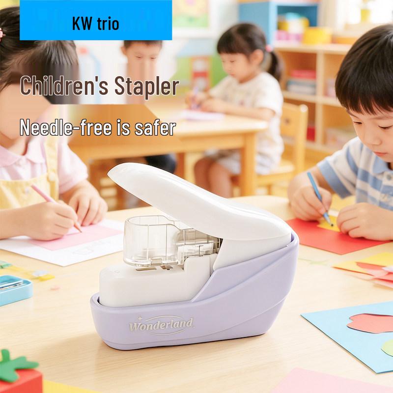 KedeYou Needle-Free Stapler: Safe, Durable Journaling Tool for Students & Office Use.