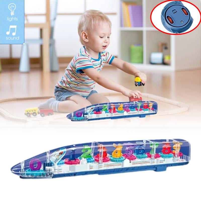 Sensory Calming Autism Led Light Train Toy With Music Special Needs Child Gift