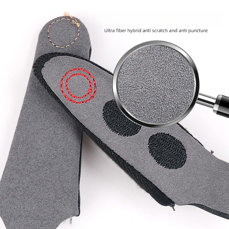 Cubierta magnética para dedos, resistente a arañazos y duradera, con imán incorporado, tornillo para dedos para trabajos aéreos, cubierta para dedos con recogida de dedos