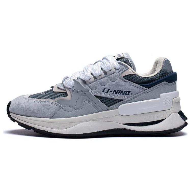 New LiNing 001 Innocence V2 Innocent V2 Durable Breathable Low Top Sports Casual Shoes Women's Gray Blue AGCT018-3