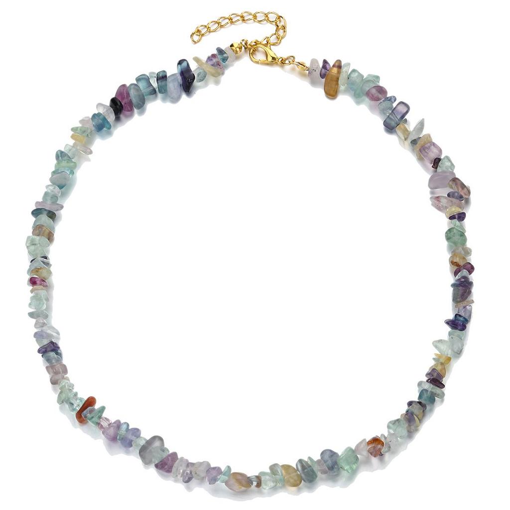 Cosmic Sailing Amethyst Crystal Chip Necklace