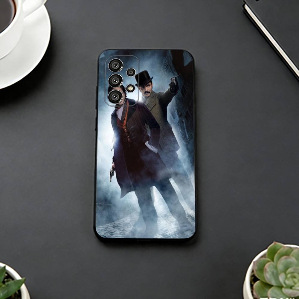

221b Шерлок Холмс Чехол для Телефона Для Samsung S25,S24,S21,S22,S23,S30,Ultra,S20,Plus,Fe,Lite,Note,10,Черный Чехол Samsung S21plus