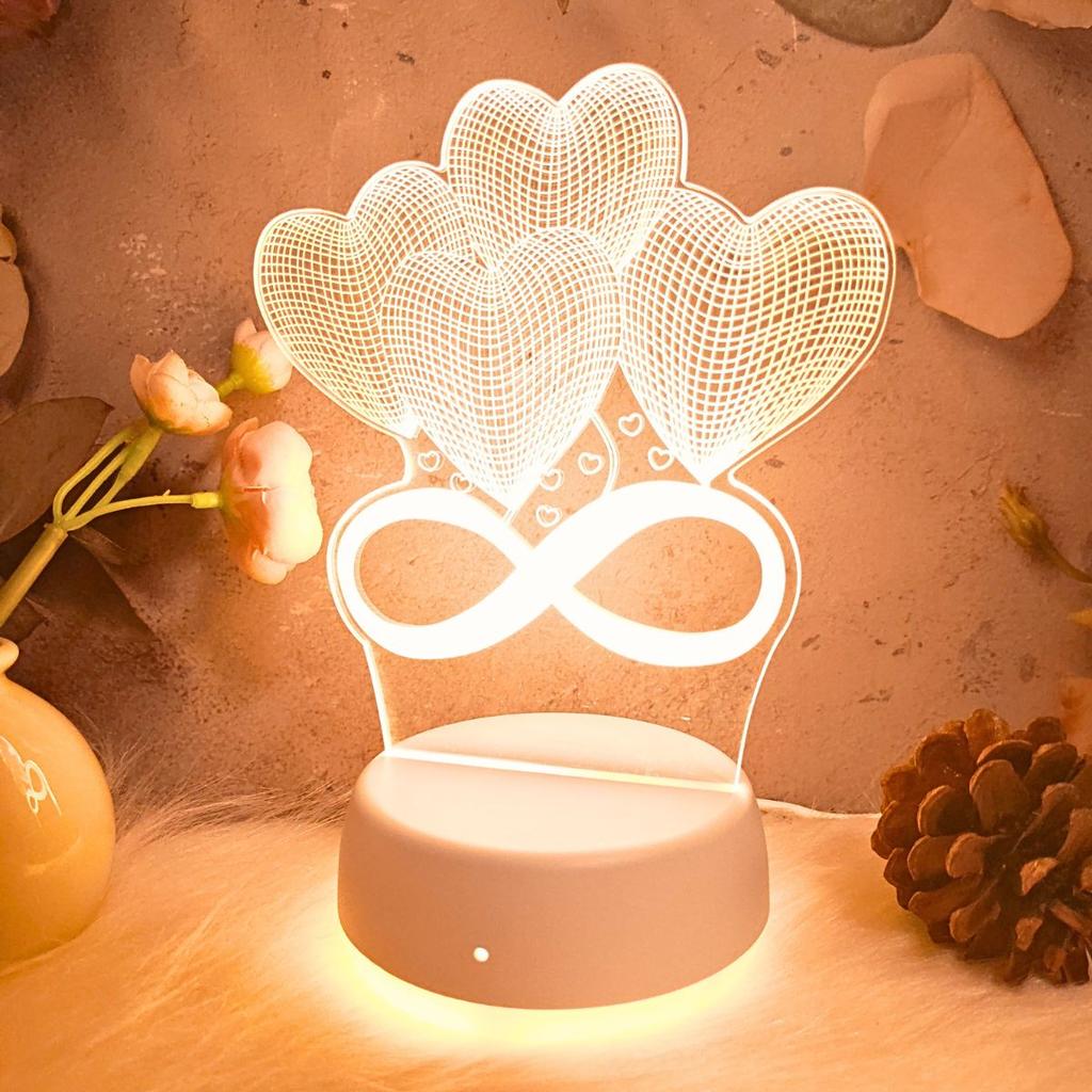 USB 3D Night Light Bedroom Decoration Christmas Decoration Fancy Lighting LED Room Light Gift Light
