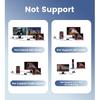 avedio links HDMI Splitter 4K@60Hz, HDMI Splitter 1 in 2 Out, HDMI Splitter for 2 Same Screen Only Mirror Screens, Support 3D Dol-by Vision Atmos