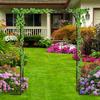 Garden Arched Branches with Ground Stakes, Steel Frame Support Grid Frame