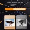 Fully Automatic Large Umbrella, Dual-Purpose for Rain and Sun, Black Rubber Sun Protection Umbrella, Foldable High-End Sunshade Umbrella