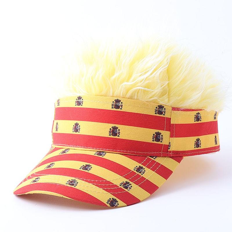 Flag Style Baseball Cap Fashion Star Maple Leaf Sun Hat Adjustable Breathable Streetwear