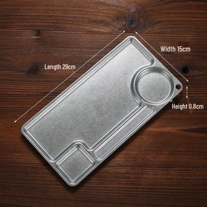 Wu Tuo Stainless Steel Oval Divided Plate