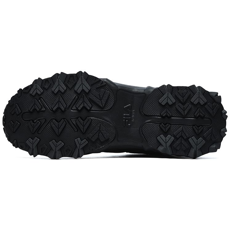 FILA Oakmont 2 Fabric Synthetic Leather TPU Retro Sports Low-Top Lifestyle Shoes Men sneaker Black F12M242113FBK