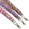 4Pcs Stretchy Retractable Scrunchie Lanyard Set with Waterproof ID Card Holders Soft Telescopic Neck Lanyards