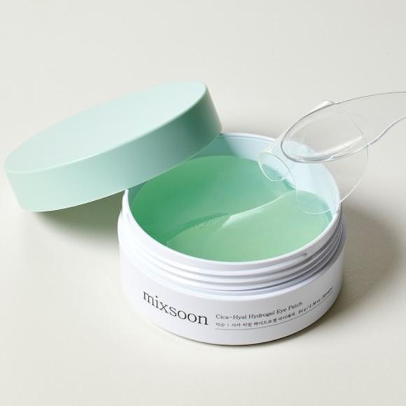 mixsoon Patch pour les yeux hydrogel Cica Hyal, soja et collagène 60 feuilles (3 Options)