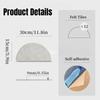 12pcs/set Felt Wall Sticker Soundproof Semicircle Self-Adhesive Wall Panels Peel and Stick for Studio Home Office Decoration