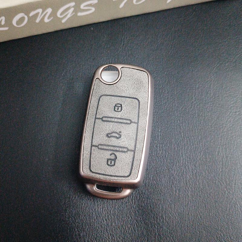 

Lightweight Key Case For Volkswagen Vw Polo Golf Passat Tiguan Beetle Caddy T5 Up Eos Flip Fold Car Key Cover Fob Accessories