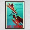 Retro Airways Flights Poster Vintage Aviation Wall Art Print Flying Machines Canvas Painting Pictures for Home Decoration
