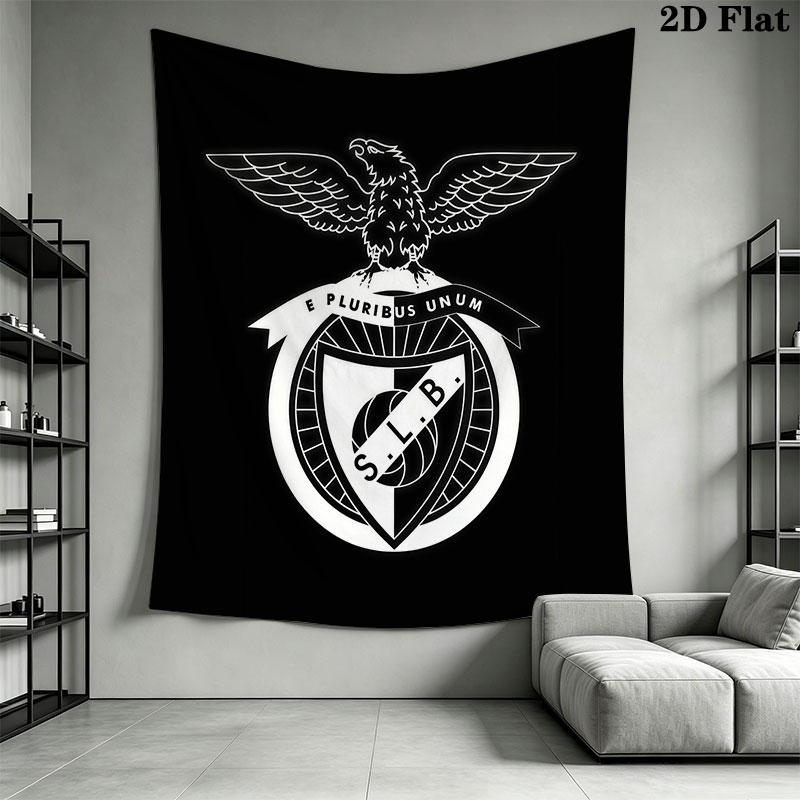 Benfica Wall Hanging Printed Fabric Blanket Decorative Tapestries for Bedroom Living Room Home Decor