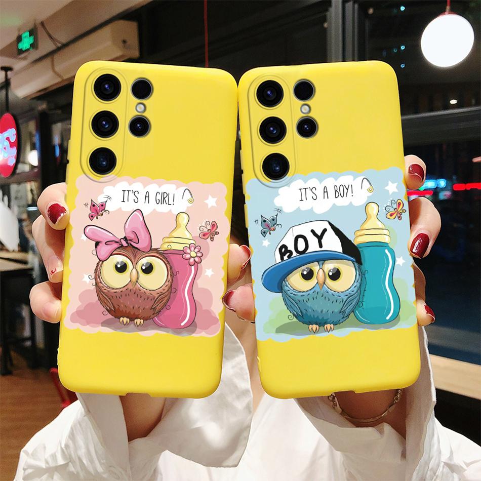 For Samsung Galaxy S24 Ultra Case S24 Plus Sunflower Girl Painted Soft Silicone Phone Case For Samsung S24 Ultra S 24 S24+ Shell