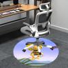 Bee Chair Mat Round Carpet - Home Decor