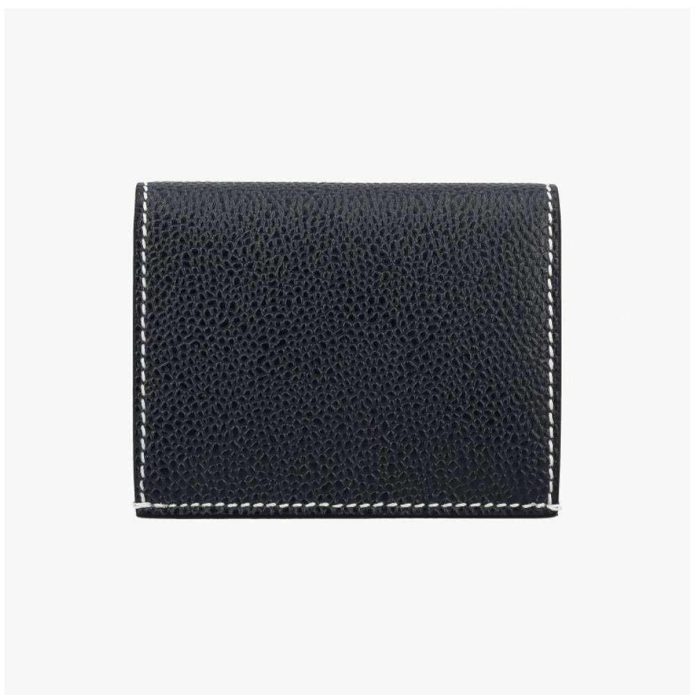 Thom Browne Pebble Grain Stitch Three Stripe Tab Cardholder Uaw065a 00198 415