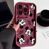 Mickey Mouse Cartoon Black White Phone Case For iPhone 17E 11 12 13 14 15 16 17 Pro Max Fundas 17 Air Plus 16e 13Mini Back Cover