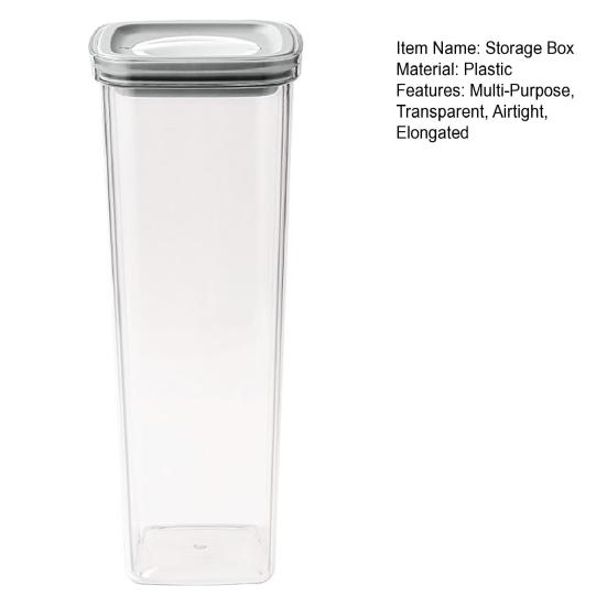 Úložný box na těstoviny s víkem Průhledná vzduchotěsná nádoba na potraviny Nádoba na špagety pro těstoviny, obiloviny, svačiny Organizace kuchyňské skříňky spíže