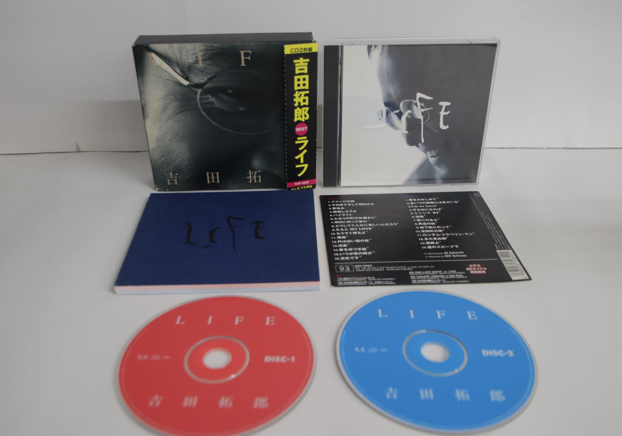 

CD TAKURO YOSHIDA Life FLCF3632 FOR LIFE MUSIC Japan Obi Japanese PopRock Used