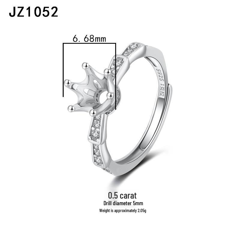 Tingxiang Versatile DIY S925 Sterling Silver Openable Ring Blanks - Multiple Styles