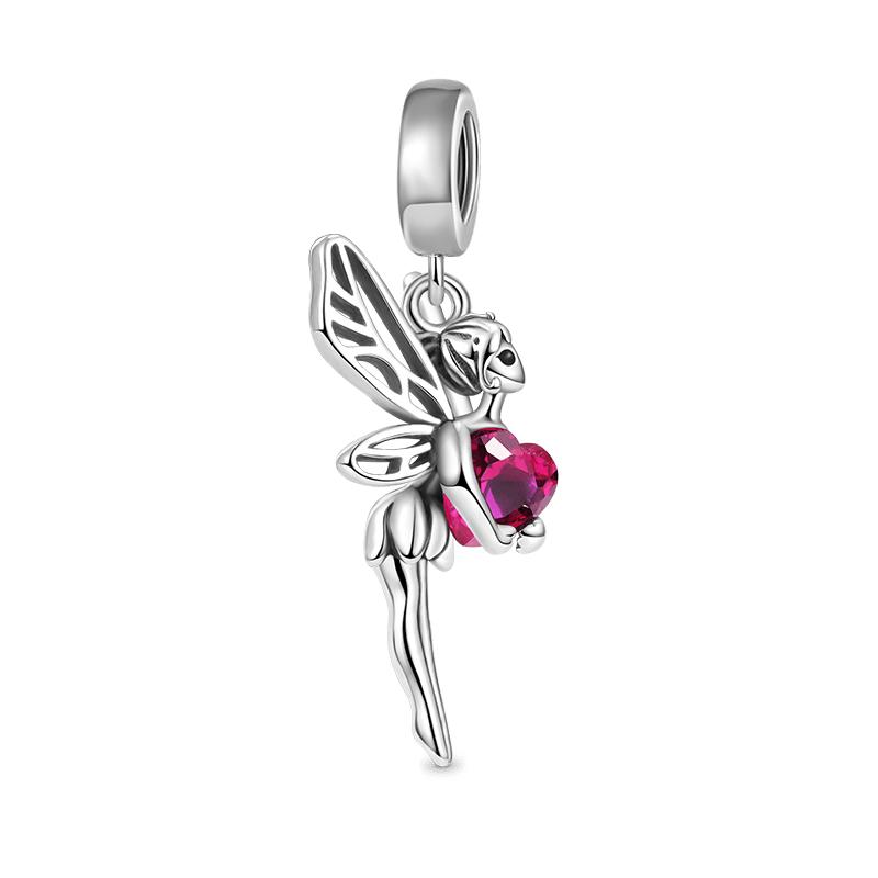 Angel Wings Charm Bead Components Pendant Bead Component Plata Originales Compatible With Bracelet High Quality Fine Jewelry Bangle Necklace Trinket