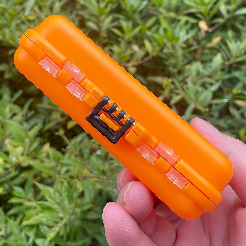 1Pc Waterproof Fishing Tackle Box Portable Lure Hook Storage Case Removable Dividers Plastic Organizer Fishing Accessories