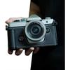 Premium Leather Camera Half Case with Strap for Olympus OM-3 - Protective Camera Bag with Shoulder Strap