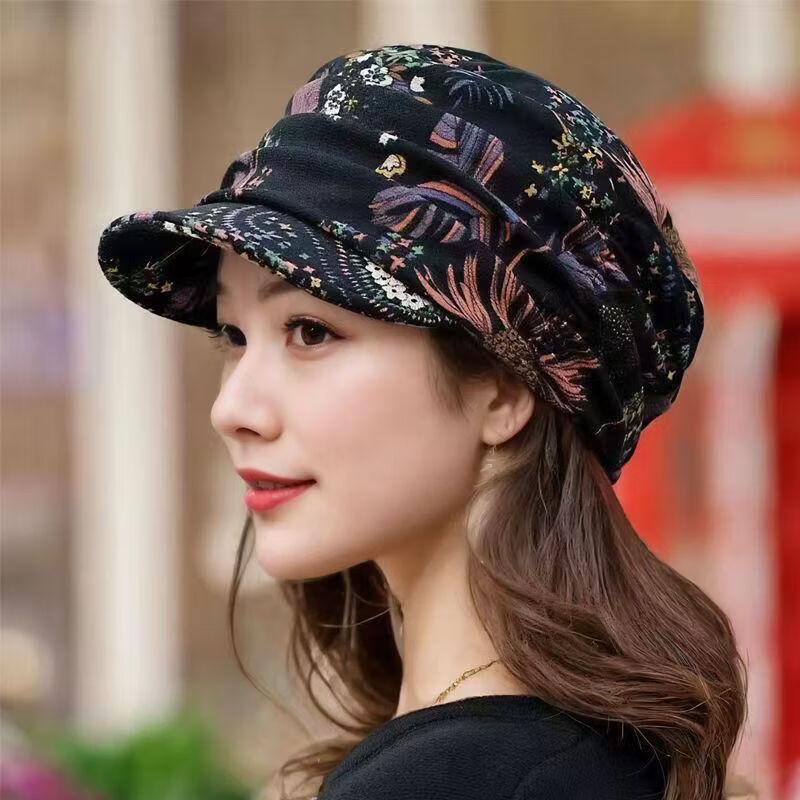 MARYYA Floral Warm Hat