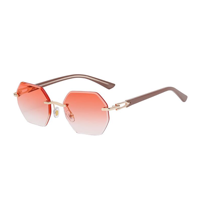 

JYL TS Men s Rimless - Driving-Specific Sun-Protective Fashion Eyewear WF-5G142 c-480 лакричная конфета