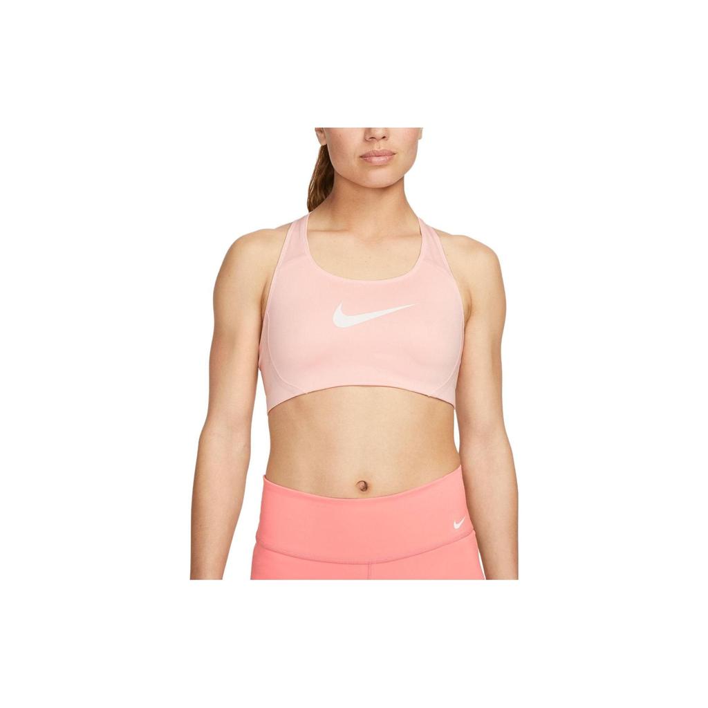 Nike Victory Shape Logo Print U-Shaped High-Intensity Support Sports Bra Women Underwear Light-Pink 548556-610