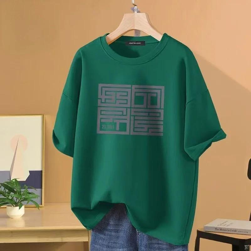 2024 Luxusmarke Kurzarm Unisex Baumwoll-T-Shirt Sportbekleidung Mode Street Fashion Unisex Casual T-Shirt Trendige Kleidung